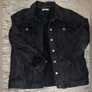 Madewell black denim jacket
